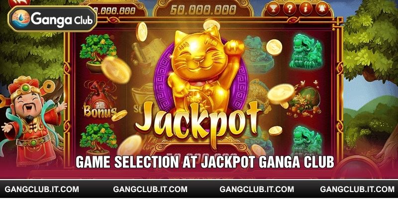Collection of popular slot themes under Jackpot Ganga Club categories